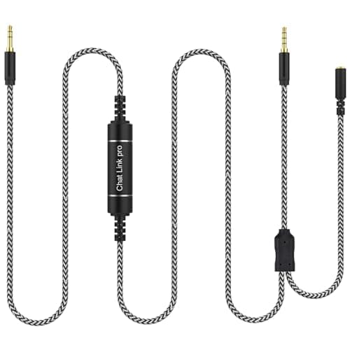Image of Chat Link Pro Audio Cable Adapter Compatible with Elgato HD60 X, HD60 S+, HD60 S, HD60 Pro, HD60, 4K60 Pro Capture Card for PS5, PS4, Nintendo Switch, Xbox One, Capture Voice Chat, Gameplay Sound