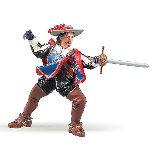 Image of Papo - Realistic Aramis Figure - Ages 3+ - Historical Collection - Creative Play Musketeers - Gift Idea Toy for Girls and Boys