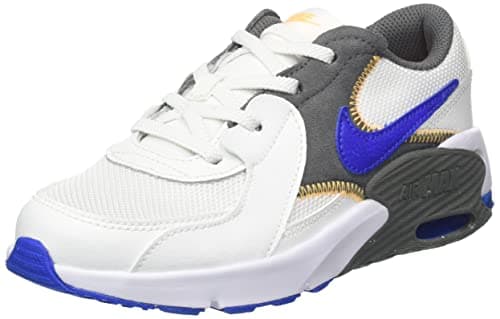 Image of NIKE Air Max Excee Sneaker, Summit White Racer Blue Iron Grey, 11.5 UK