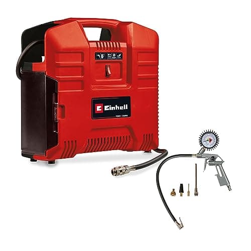 Image of Einhell Oil-Free Cordless Tyre Inflator Air Compressor 36V Power X-Change, Portable Electric Air Pump, 8 Bar, Without Battery TE-AC 36/8 Li of