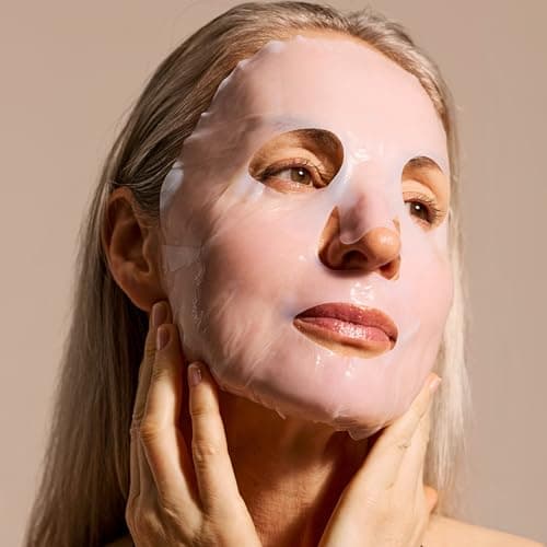 Image of Collagen Plumping Mask by Project E Beauty | Boost Firmness & Elasticity | Intense Hydration | Reduce Fine Lines | Enhance LED Light Therapy Treatment | Collagen | Hyaluronic Acid