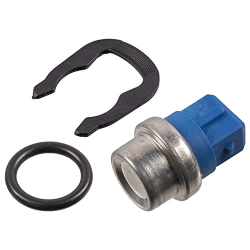 Image of febi bilstein 34762 Coolant Temperature Sensor with seal and retaining spring, pack of one
