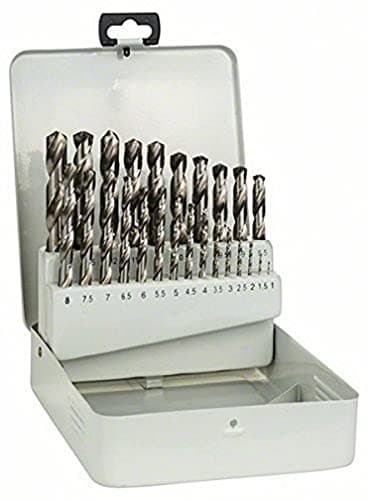 Image of Bosch Professional 25-piece metal drill bit set HSS-G 135° DIN 338 (for metal, Ø 1 - 13 mm, Accessory Drill Driver)