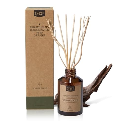 Image of FURRYPURR Pet-Safe Reed Diffuser - Gentle Fragrance for Pets, Long-Lasting Aroma, IFRA Certified | Alcohol & Preservative-Free