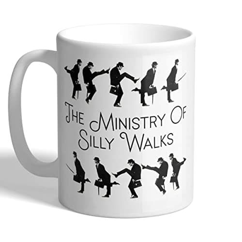 Image of I Love Mugs - Ministry of Silly Walks - Funny John Cleese Mug, Ceramic, 11fl.oz.