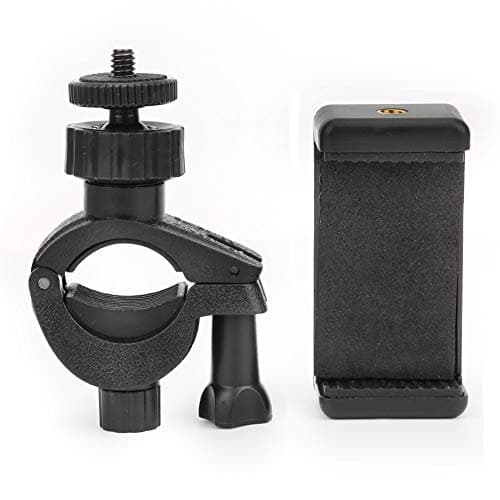 Image of Adjustable Direction Flat Mobile Phone Clip O Type Fixed Bracket for Cellphone Video Live Broadcast Made of Plastic Metal 86g