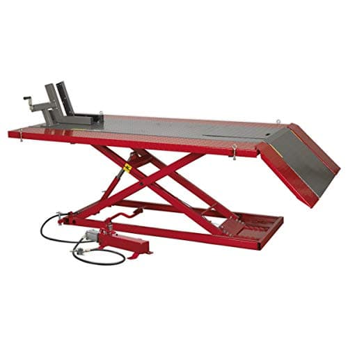Image of Sealey Mt680 Mini Tractor/Quad/Motorcycle Lift 680Kg Capacity Hydraulic