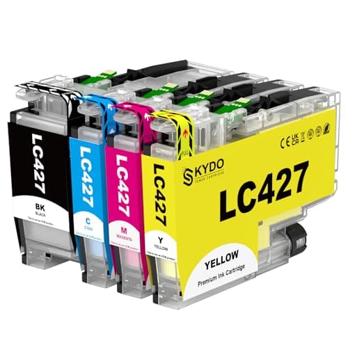 Image of Skydo LC427 Ink Cartridges (3000 pages, High yield) Compatible for Brother LC427 XL for MFC-J5955DW, MFC-J6955DW, MFC-J6957DW, MFC-J6959DW, HL-J6010DW Printer (With Latest Chip, 4-Pack)