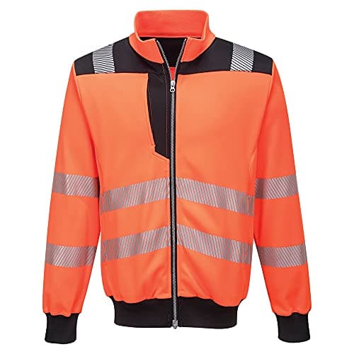 Image of Portwest PW3 Hi-Vis Sweatshirt, Size: XXXL, Colour: Orange/Black, PW370OBRXXXL