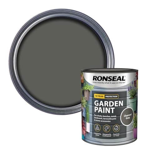 Image of RONSEAL GARDEN PAINT CHARCOAL GREY 750ML [38263]