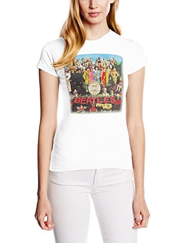 Image of T-Shirt # S White Femmina # Sgt Pepper