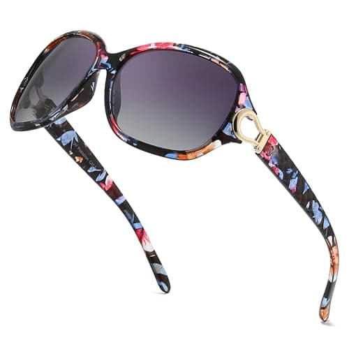 Image of Myiaur Polarised Sunglasses for Women, Trendy Oversized Sun Glasses Fashion Ladies Shades Anti Glare UV400 Protection