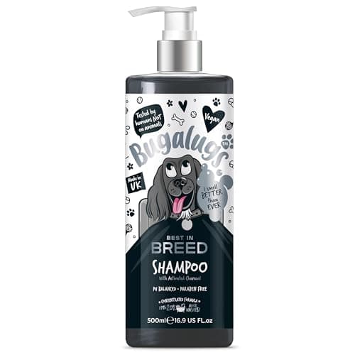 Image of BUGALUGS Breed Dog Shampoo Grooming for Smelly Pets with Designer Fragrance, Puppy Wash & Conditioner, Vegan Professional Best Dogs Pet Care Shampoos (500ml)