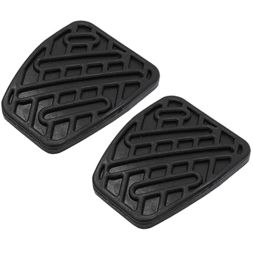 Image of BIAREN 2x Brake And Clutch Pedal Pads Rubber Covers For Nissan Qashqai 2007-2020 (Manual Vehicles) 46531JD00A