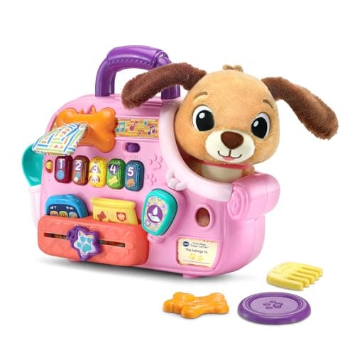 Image of VTech Cutie Paws Puppy Carrier, Pink