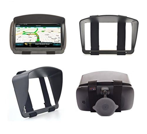 Image of Sun Shade Anti-Glare Visor For TomTom Go Classic 6'' 2nd Gen Lite Advanced Professional Discover Premium 6 Inch Start Via 62 Trucker 6250 CAMPER Garmin Dezl LGV610 DriveSmart 66 Zumo XT Tread Sat Nav