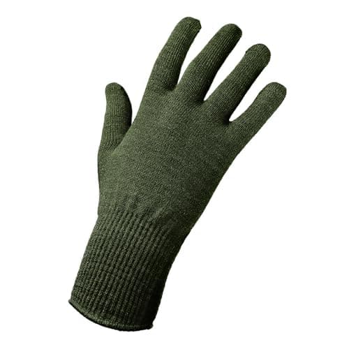 Image of EDZ Merino Wool Thermal Liner Gloves (Green, M-L)