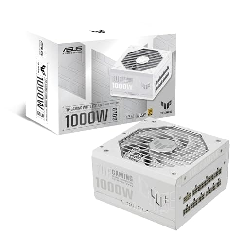 Image of ASUS TUF Gaming 1000W Gold White Edition power supply unit 20+4 pin ATX ATX