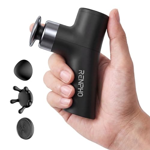 Image of RENPHO Micro One Super Mini Massage Gun with 4 Speed, Small Massage Gun for Deep Tissue Muscle Relief, Percussion Massage Gun with Ergonomic Design, Travel, Portable,Mothers Day Gifts for Mum