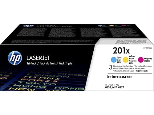 Image of HP 201X toner cartridge 3 pc(s) Original Cyan, Magenta, Yellow
