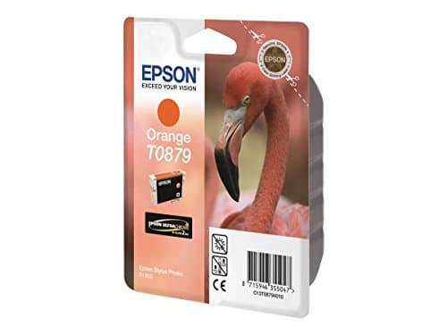 Image of Epson C13T08794010 - Ink Cartridge, Orange, Now Available at Amazon Dash Replenishment