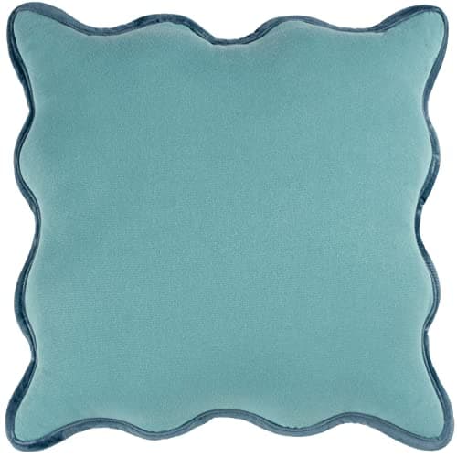 Image of furn. Heya Home Wiggle Ready Filled Cushion, Mineral/Blue