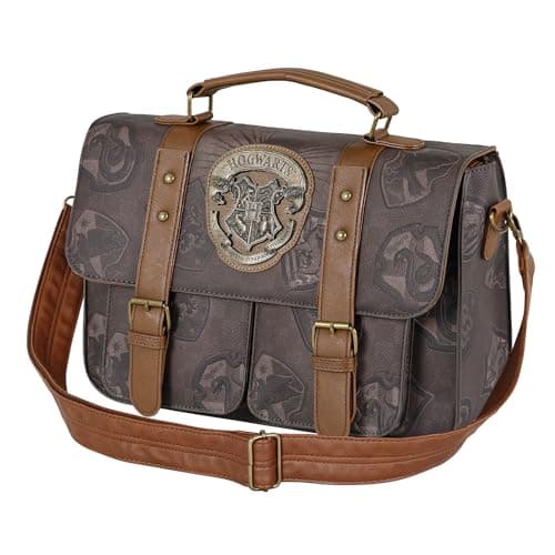 Image of Harry Potter Pride-Satchel Large Shoulder Bag, Brown, 35.5 x 27 cm