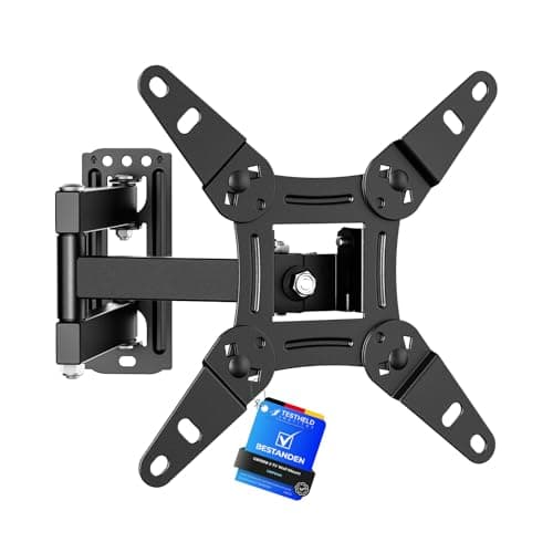 Image of GRIFEMA GB1008-2 TV Wall Bracket for 13-43 inch, Swivel Tilt Extendable TV Wall Mount for Flat & Curved Screen, up to 20KG, Max Vesa 200X200MM