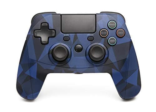 Image of Snakebyte PS4 GAME:PAD 4S - Wireless bluetooth Controller for PlayStation 4 / PS4 Slim / Pro, analog dual joysticks, PC compatible (Windows 7/8/10), 3.5mm headphone jack, touchpad, Cameo Blue