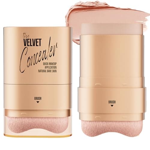 Image of The Velvet Concealer Stick with Built-in Brush, Full Coverage Foundation Makeup, Natural Matte Finish, Cream Contour(130#)