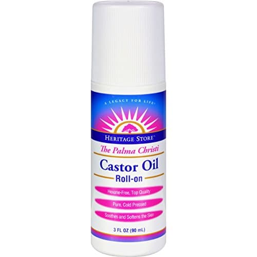Image of Heritage Products The Palma Christi Castor Oil Roll-On - 3 Fl Oz