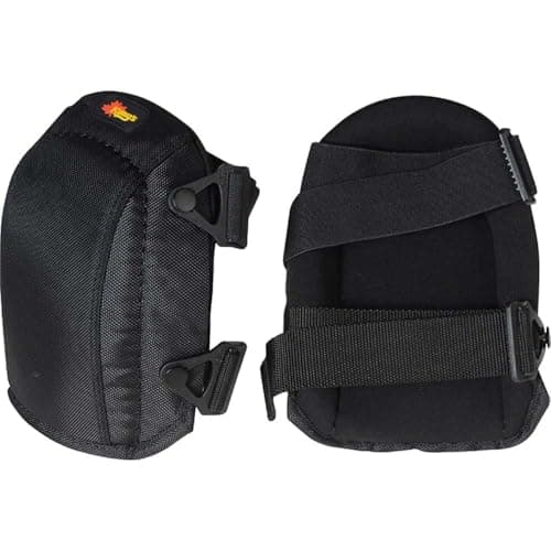 Image of Kuny's KP342 Buckle-Style Flooring Knee Pads,Black,3.8 x 31.5 x 18.9 cm; 300 Grams