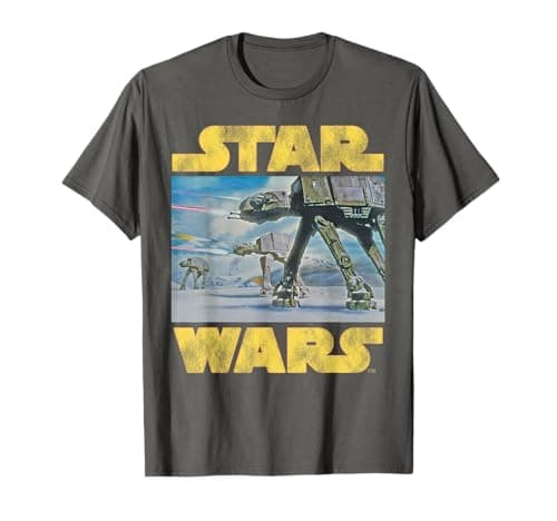 Image of Star Wars Vintage Imperial AT-AT Battle of Hoth T-Shirt T-Shirt