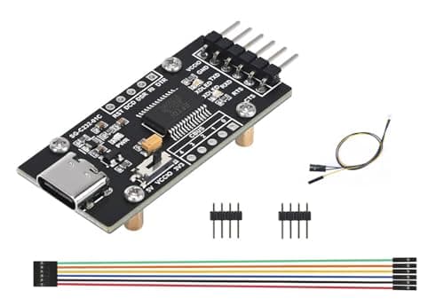 Image of SeenGreat FT232 USB TO UART TTL Communication Module for Windows Linux MAC OS FT232 USB C Converter Module Onboard FT232RL Power Supply TXD RXD Indicators 3.3V 5V Logic Level