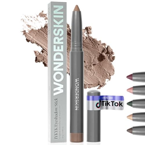 Image of Wonderskin Eyeshadow Stick - IYKYK Longwear Eye Shadow Sticks, Budge-Proof and Waterproof Matte Eyeshadow Stick with Built-in Sharpener (Mink)
