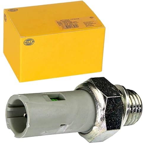 Image of HELLA 6ZL 003 259-741 Oil Pressure Switch - 12V - 1-pin connector - Normally Closed Contact - Colour: Grey