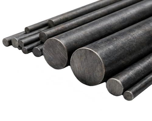 Image of MILD STEEL ROUND BAR SOLID CIRCULAR METAL IRON ROD 10mm Diameter / 1m Length (10x1000mm)