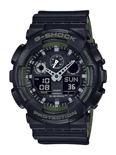 Image of G-Shock GA100L-1A Men's Analogue Digital Watch Black