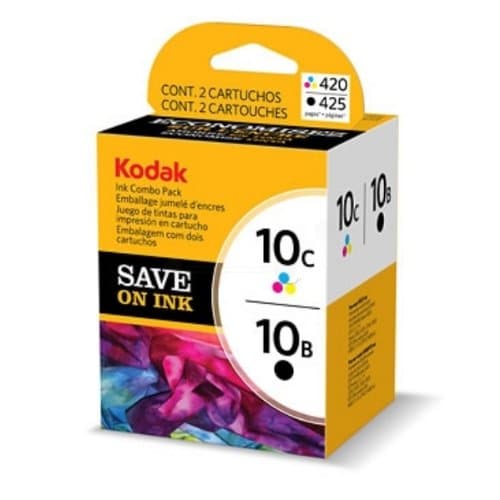 Image of Original Kodak ink Cartridge Bundle 3949948 / 10B10C black + color für EasyShare 5100, 5300, 5500, 6150; ESP 3, 3250, 5, 5210, 5220, 5230, 5250, 7, 7250, 9, 9250, Office 6150; Hero 7, 9, Office 6