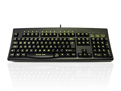 Image of Accuratus 260 HiVis - USB Full Size High Visibility Keyboard