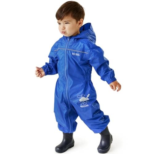 Image of Regatta Kids' Puddle IV Waterproof Puddle Suit