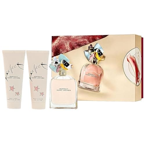 Image of Marc Jacobs Perfect Eau de Parfum 100ml 2020 Gift Set (Contains 100ml EDP, 75ml Body Lotion & 75ml Body Cleanse)
