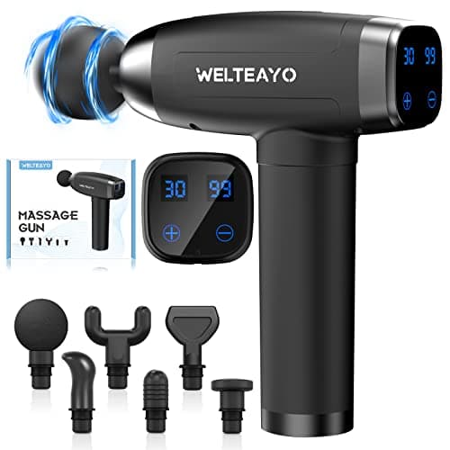 Image of Massage Gun Deep Tissue - Gifts for Men/Women,Muscle Massage Gun Massager,Quiet Professional Handheld 30 Speeds Muscle Gun,6 Heads with Type-C Charge,for Home Office Workout Full Body Muscle Relax