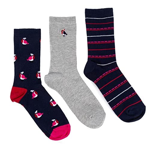 Image of Totes Ladies 3 Pack Ankle Socks