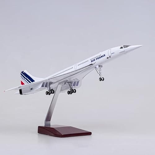 Image of AirModels Extra Large Air France Concorde Aircraft Model - 1:125 Scale Resin Model Airplane Toy Collectable Gift