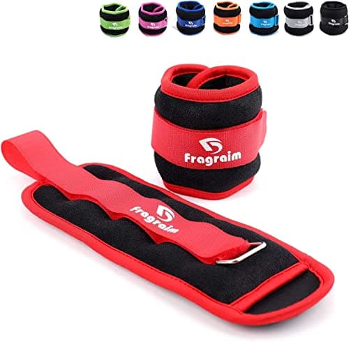 Image of Ankle Weights for Women, Men and Kids - 0.5kg x 2 Strength Training Leg/Wrist/Arm Weight with Adjustable Strap for Pilates, Jogging, Gymnastics, Aerobics, Physical Therapy