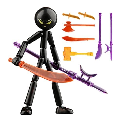 Image of Collectable Action Figures Set, Stop Motion Figures With 7 Weapons, Full Body Mechanical Doll, Multi-Jointed Movable Robot, Full Body Mechanical Doll Birthday for Kids & Hobbyists