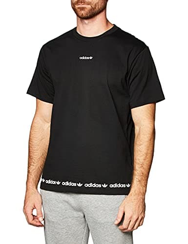 Image of adidas Linear Repeat Tee Black Unisex Adult T-Shirt