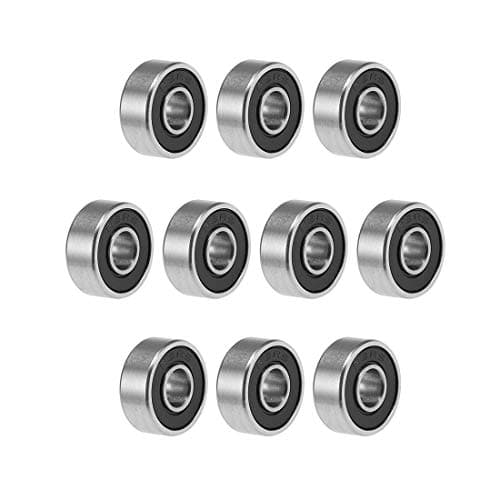 Image of sourcing map R3-2RS Deep Groove Ball Bearings 3/16" x 1/2" x 10/51" Double Sealed Chrome Steel P6(ABEC3) 10pcs