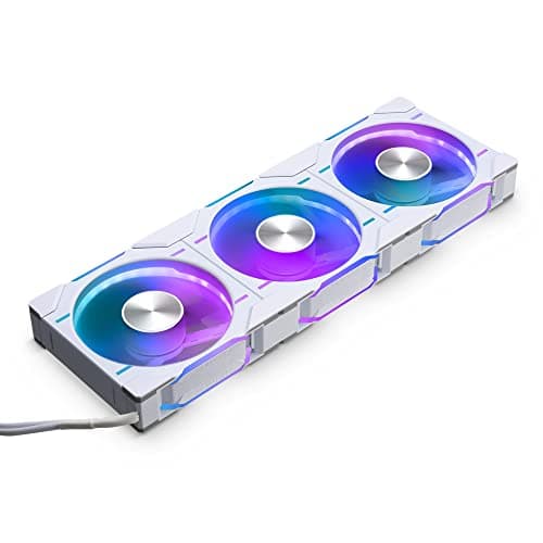 Image of Phanteks D30 Reverse Airflow 120mm DRGB PWM Fan Triple Pack - White